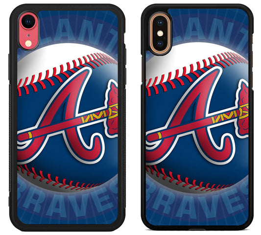 Atlanta Braves Background iPhone X | XS | XR | XS Max Case