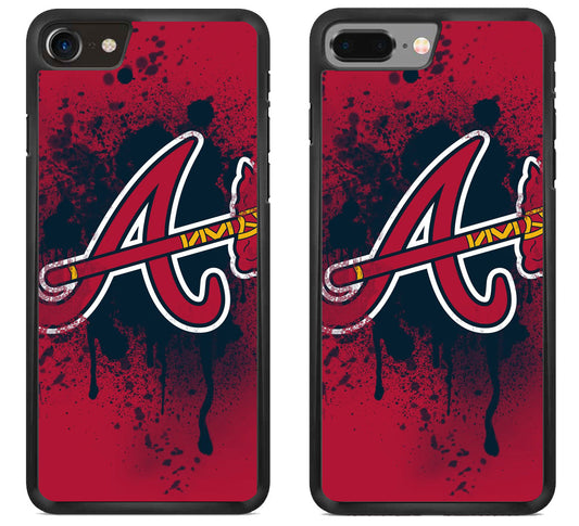 Atlanta Braves Logo Artwork iPhone 8 | iPhone 8 Plus Case