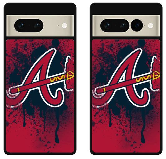 Atlanta Braves Logo Artwork Google Pixel 7 | 7 Pro Case