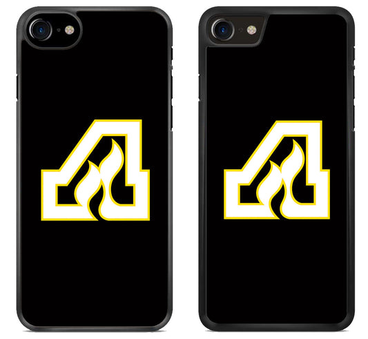 Atlanta Flames Black iPhone SE 2020 | iPhone SE 2022 Case