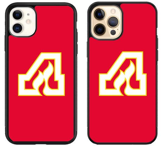 Atlanta Flames Red iPhone 12 | 12 Mini | 12 Pro | 12 Pro Max Case