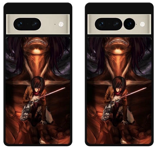 Attack on titan Mikasa Google Pixel 7 | 7 Pro Case