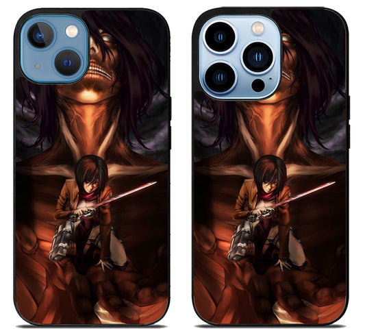 Attack on titan Mikasa iPhone 13 | 13 Mini | 13 Pro | 13 Pro Max Case