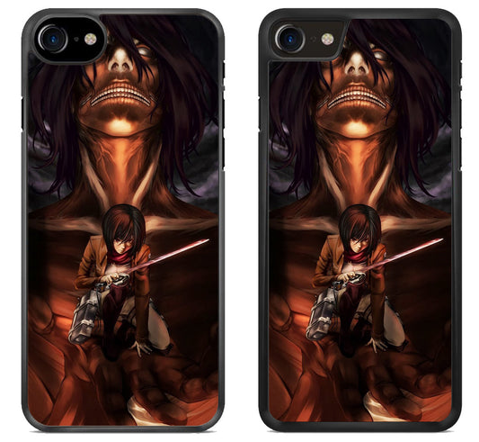 Attack on titan Mikasa iPhone SE 2020 | iPhone SE 2022 Case