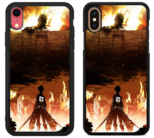 Attack on titan iPhone X | XS | XR | XS Max Case