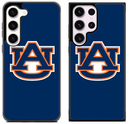 Auburn Tigers Logo Blue Samsung Galaxy S23 I S23+ I S23 Ultra Case