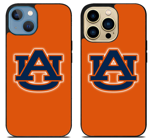 Auburn Tigers Minimalist iPhone 14 | 14 Plus | 14 Pro | 14 Pro Max Case