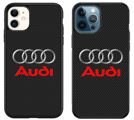 Audi Logo Black Carbon iPhone 11 | 11 Pro | 11 Pro Max Case