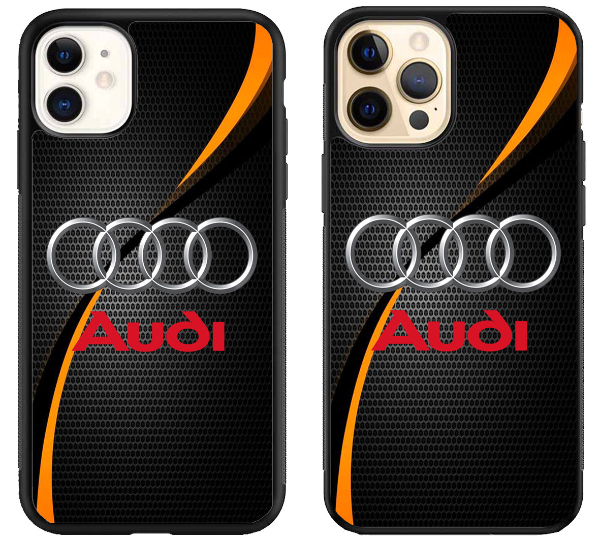 Audi Logo Carbon iPhone 12 | 12 Mini | 12 Pro | 12 Pro Max