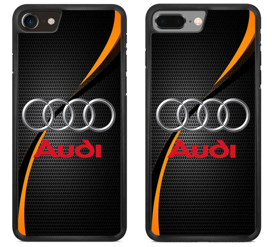 Audi Logo Carbon iPhone 8 | iPhone 8 Plus Case