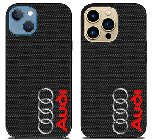 Audi Logo Cover iPhone 14 | 14 Plus | 14 Pro | 14 Pro Max Case