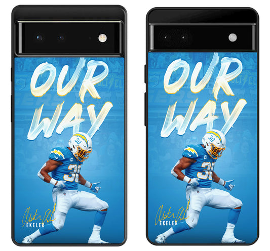 Austin Ekeler Los Angeles Chargers Google Pixel 6 | 6A | 6 Pro Case