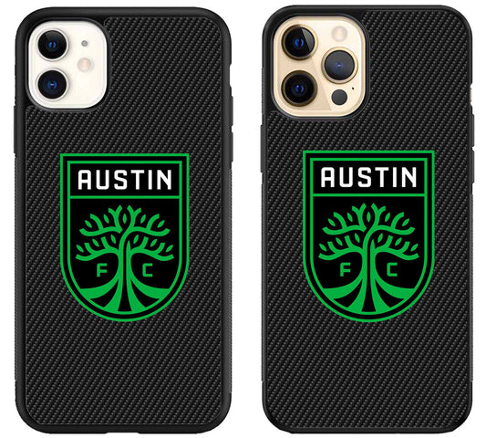 Austin FC Black Carbon iPhone 12 | 12 Mini | 12 Pro | 12 Pro Max Case