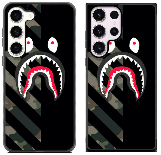 BAPE Camo Black Samsung Galaxy S23 I S23+ I S23 Ultra Case