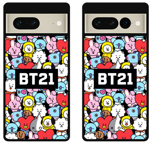 BTS BT21 Character Google Pixel 7 | 7 Pro Case