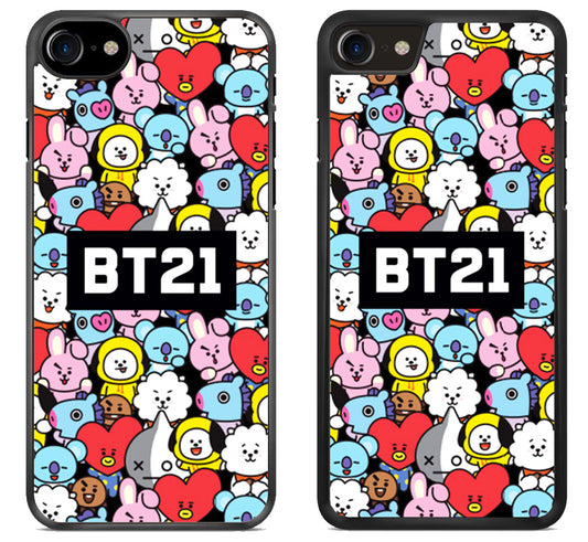 BTS BT21 Character iPhone SE 2020 | iPhone SE 2022 Case