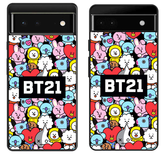 BTS BT21 Character Google Pixel 6 | 6A | 6 Pro Case