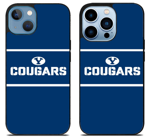 BYU Cougars  Cover Logo iPhone 13 | 13 Mini | 13 Pro | 13 Pro Max Case