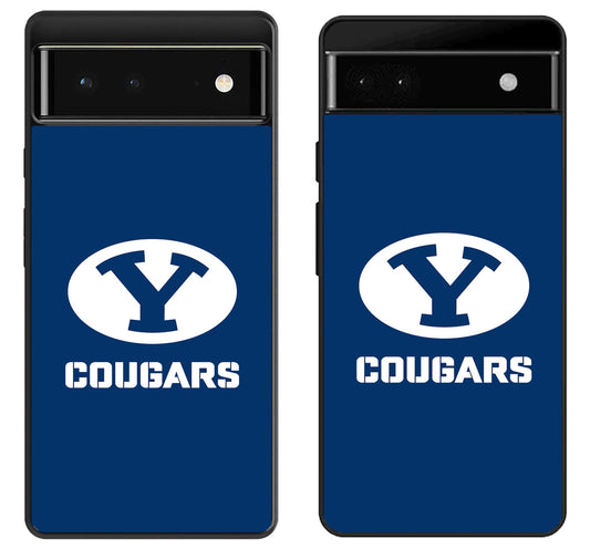 BYU Cougars Logo Blue Google Pixel 6 | 6A | 6 Pro Case