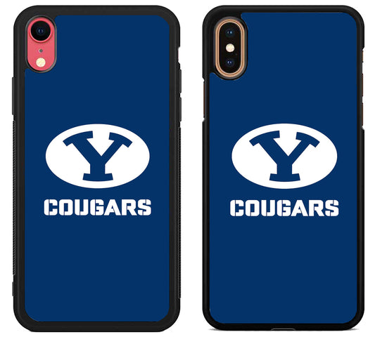 BYU Cougars Logo Blue iPhone X | Xs | Xr | Xs Max Case