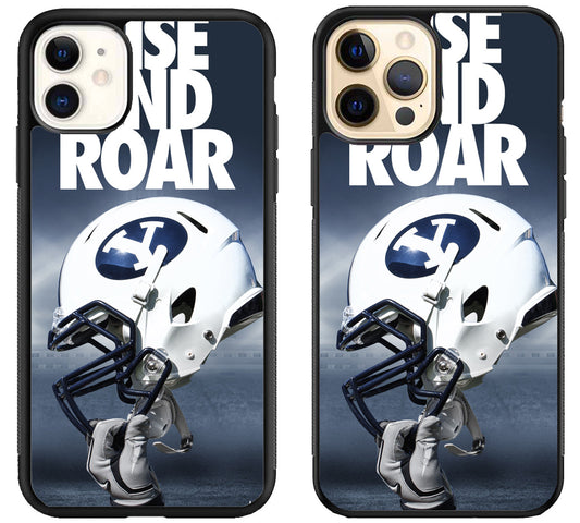 BYU Cougars Rise And Roar iPhone 12 | 12 Mini | 12 Pro | 12 Pro Max Case