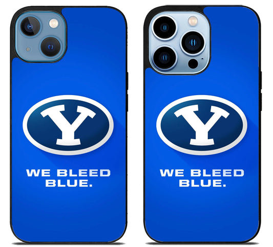 BYU Cougars We Bleed Blue iPhone 13 | 13 Mini | 13 Pro | 13 Pro Max Case