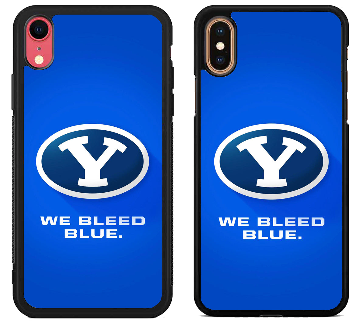 BYU Cougars We Bleed Blue iPhone X | Xs | Xr | Xs Max Case