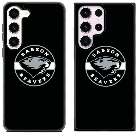 Babson College Beavers Black Samsung Galaxy S23 | S23+ | S23 Ultra Case