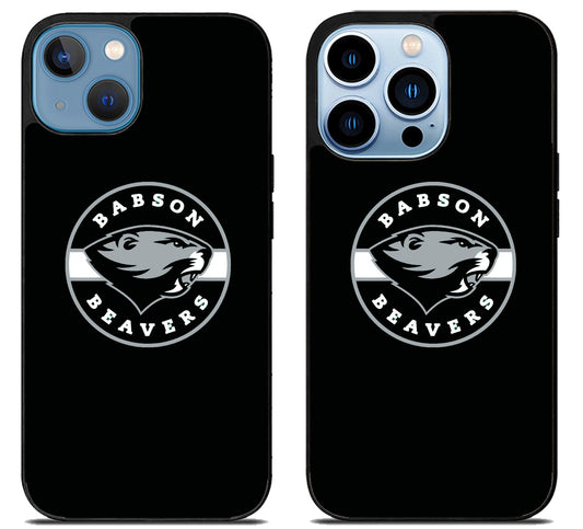 Babson College Beavers Black iPhone 13 | 13 Mini | 13 Pro | 13 Pro Max Case
