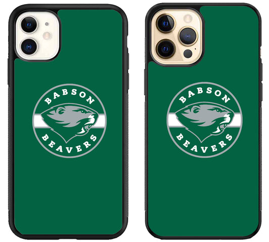 Babson College Beavers Logo iPhone 12 | 12 Mini | 12 Pro | 12 Pro Max Case