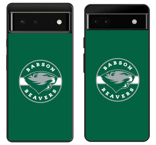 Babson College Beavers Logo Google Pixel 6 | 6A | 6 Pro Case