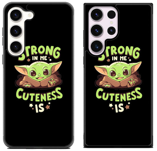 Baby Yoda Cuteness Samsung Galaxy S23 I S23+ I S23 Ultra Case