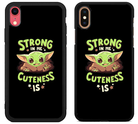 Baby Yoda Cuteness iPhone X | XS | XR | XS Max Case