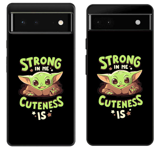 Baby Yoda Cuteness Google Pixel 6 | 6A | 6 Pro Case