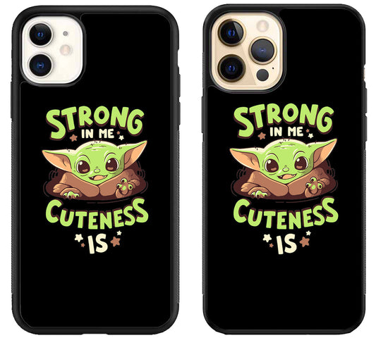 Baby Yoda Cuteness iPhone 12 | 12 Mini | 12 Pro | 12 Pro Max Case