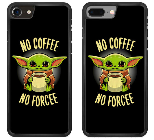 Baby Yoda No Coffe No Force iPhone 8 | iPhone 8 Plus Case