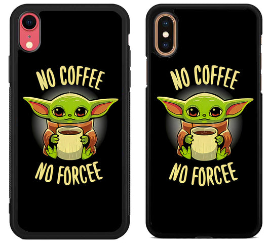 Baby Yoda No Coffe No Force iPhone X | XS | XR | XS Max Case