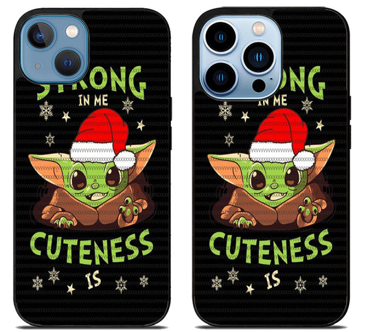 Baby Yoda Strong in Me iPhone 13 | 13 Mini | 13 Pro | 13 Pro Max Case
