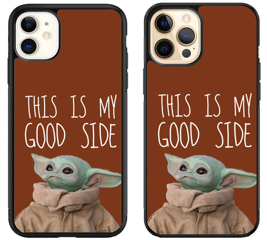 Baby Yoda This is my Good Side iPhone 12 | 12 Mini | 12 Pro | 12 Pro Max Case