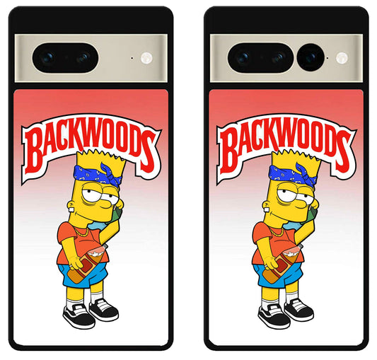 Backwoods Bart Shimpson Calling Google Pixel 7 | 7 Pro Case