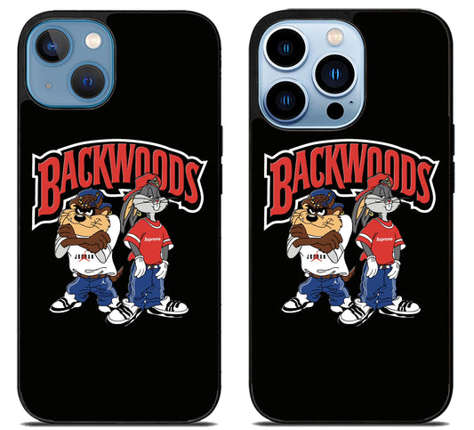 Backwoods Bunny And Taz Black iPhone 13 | 13 Mini | 13 Pro | 13 Pro Max Case