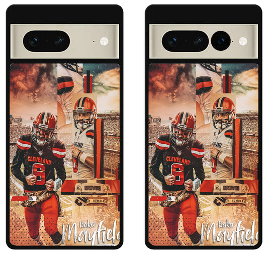 Baker Mayfield NFL Collage Google Pixel 7 | 7 Pro Case