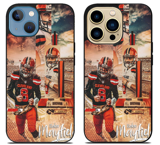 Baker Mayfield Collage iPhone 14 | 14 Plus | 14 Pro | 14 Pro Max Case