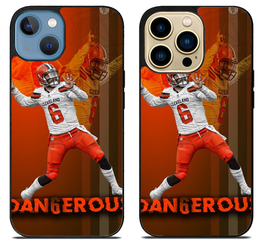 Baker mayfield Browns iPhone 14 | 14 Plus | 14 Pro | 14 Pro Max Case