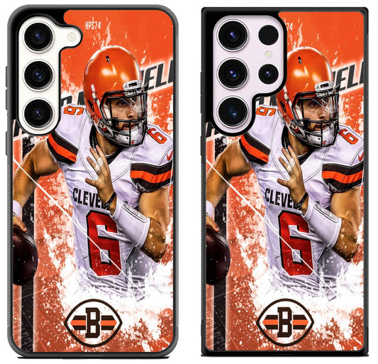 Baker mayfield Cleveland Samsung Galaxy S23 I S23+ I S23 Ultra Case