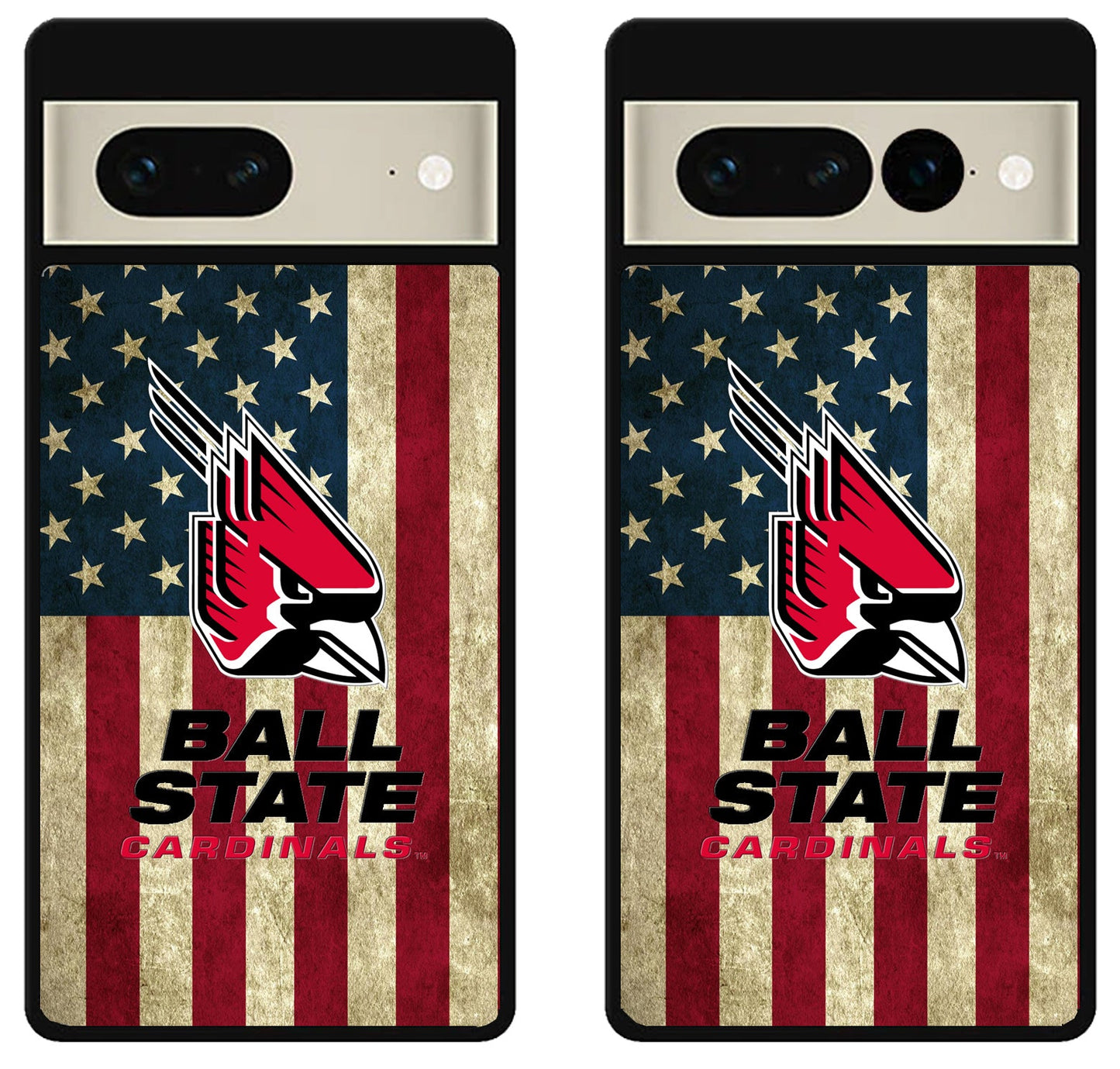Ball State Cardinals Flag Google Pixel 7 | 7 Pro Case