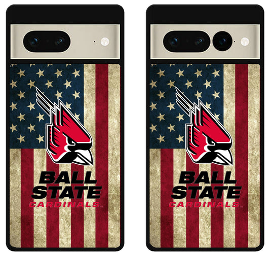 Ball State Cardinals Flag Google Pixel 7 | 7 Pro Case