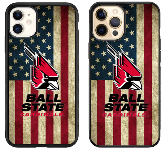 Ball State Cardinals Flag iPhone 12 | 12 Mini | 12 Pro | 12 Pro Max Case