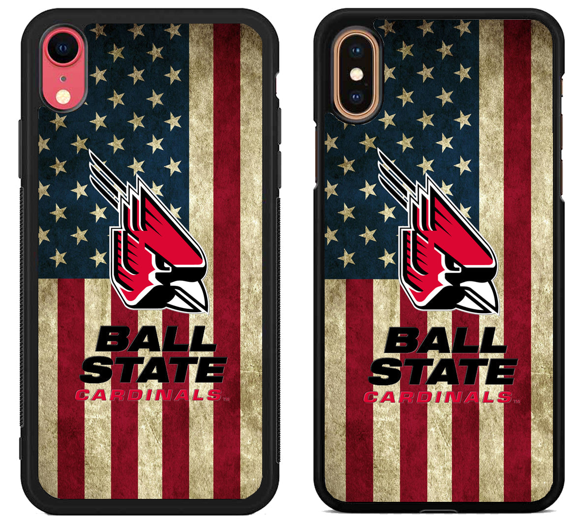 Ball State Cardinals Flag iPhone X | Xs | Xr | Xs Max Case