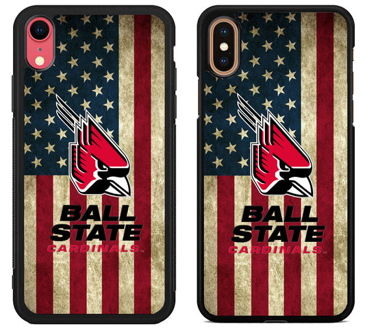 Ball State Cardinals Flag iPhone X | Xs | Xr | Xs Max Case